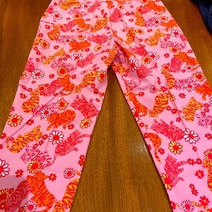Lily Pulitzer vintage Tango Tiger pants size 14